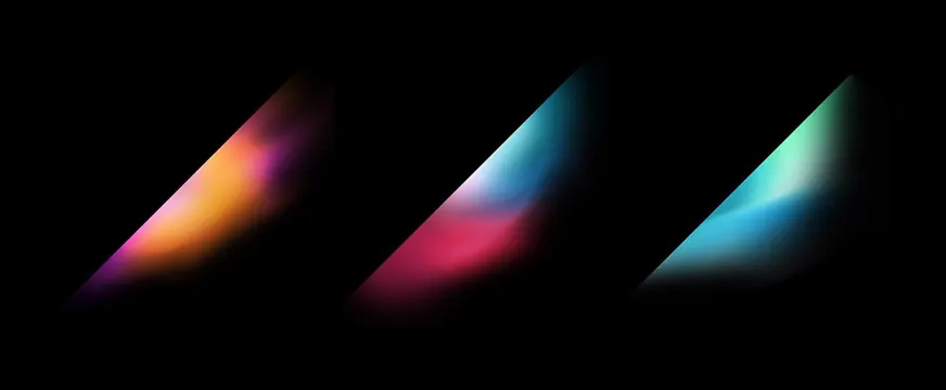 Abstract gradient-heavy illustration, abstract, gradient-heavy, warm
