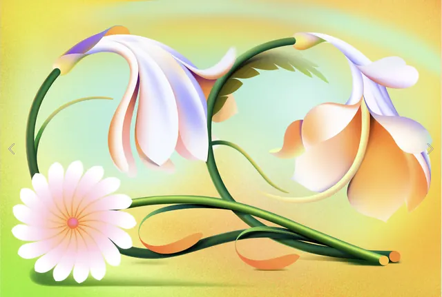 Organic illustrated illustration, organic, illustrated, light