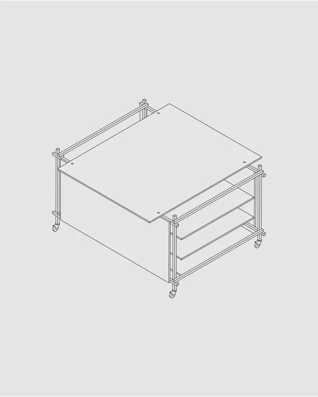 Wireframe Furniture Structure