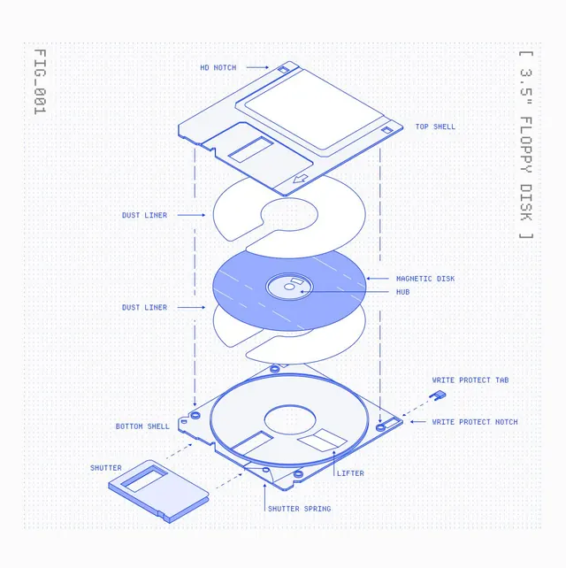 Technical illustration, technical, cool