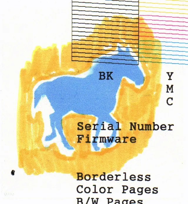 Blue Horse, abstract, playful, vibrant
