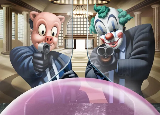 Cartoon Characters in Suits