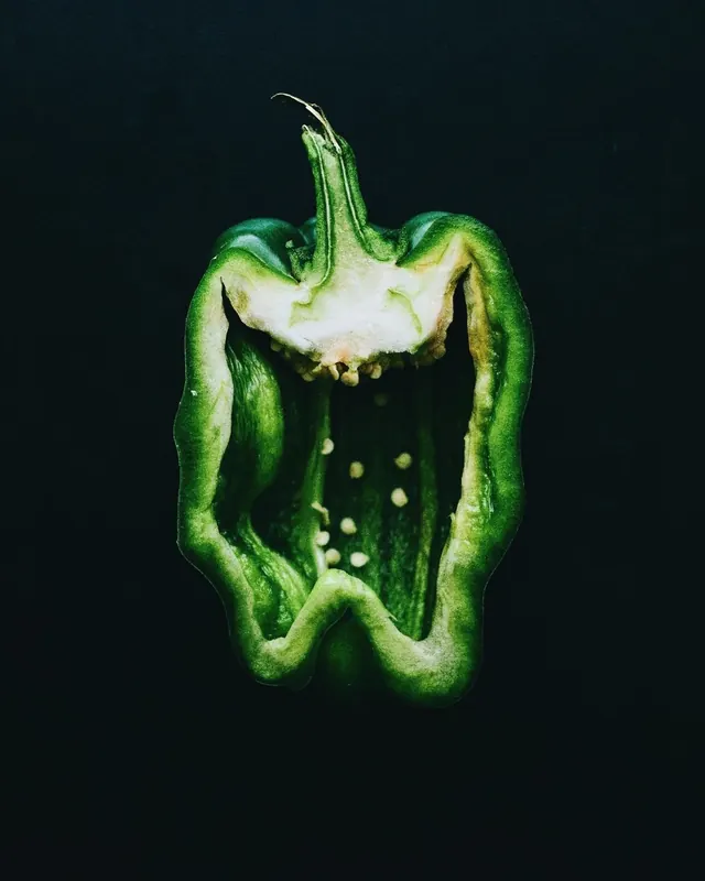 Green Pepper Illustration