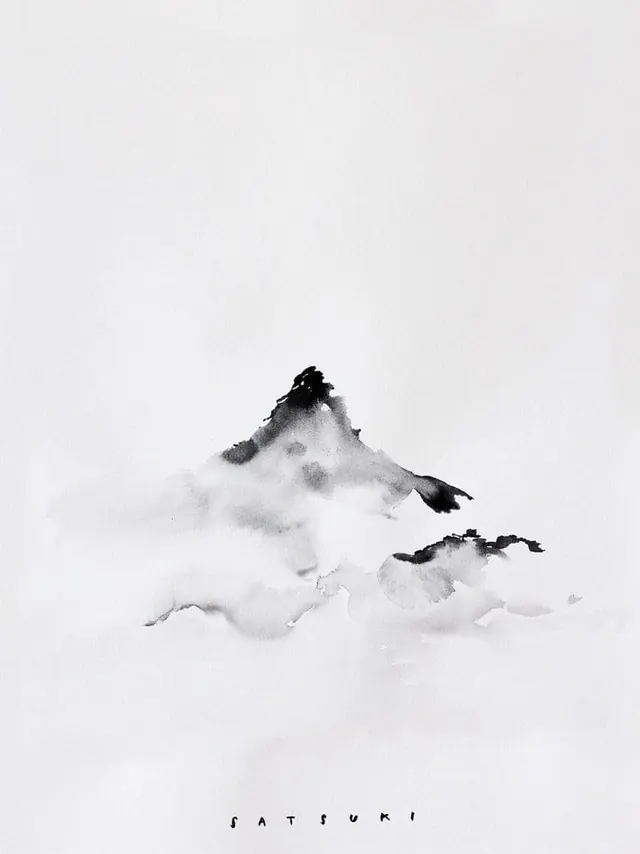 Mountain Ink Illustration