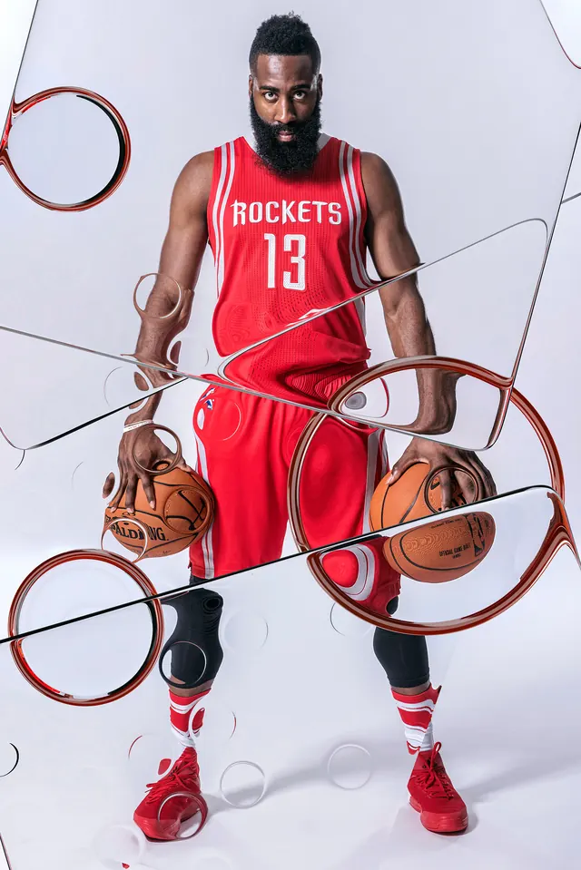 Basketball Player Illustration, line-art, minimal, vibrant