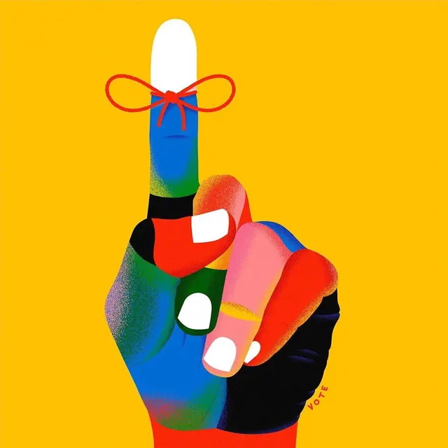 Abstract Hand Illustration
