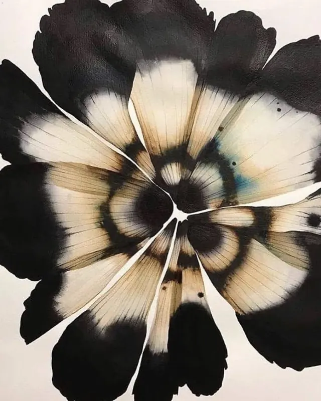 Abstract Floral Illustration
