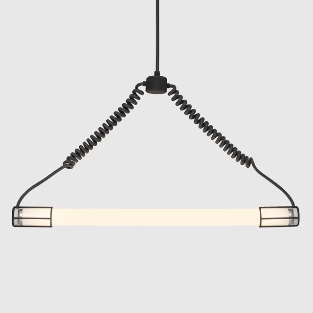 Industrial Pendant Light, minimal, technical, monochrome