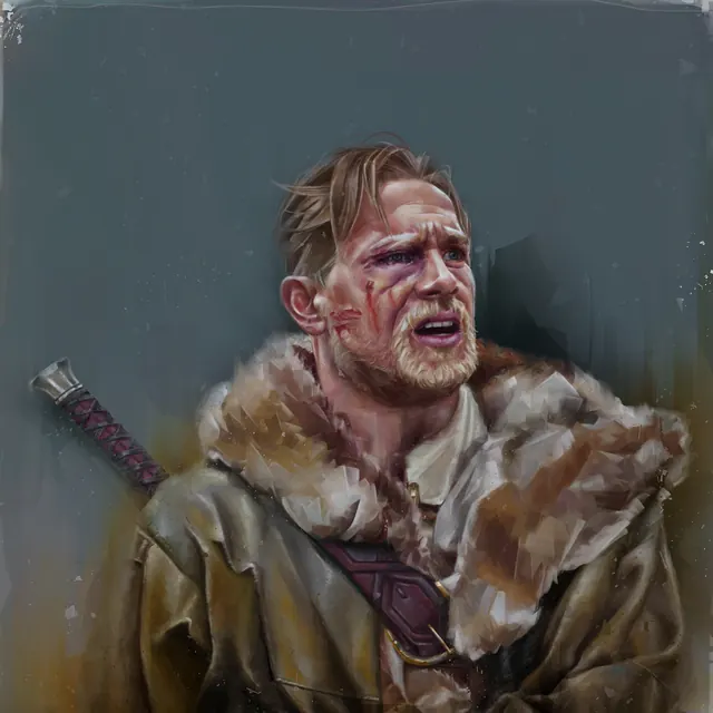 Portrait of a Man in Fur-Lined Coat