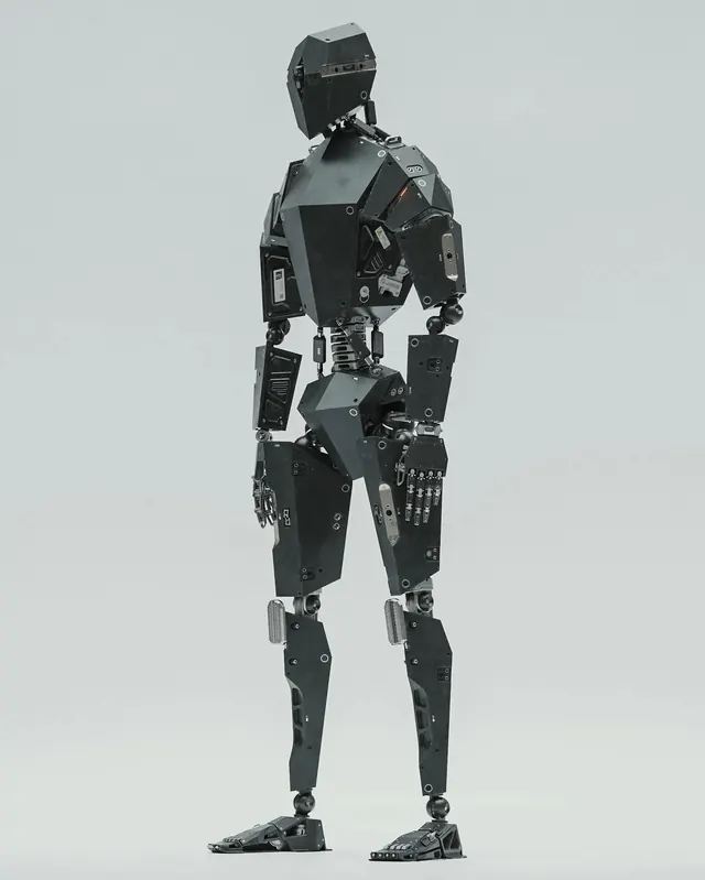 Robotic Figure Illustration