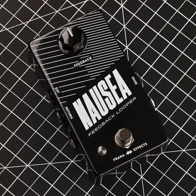Maisha Pedal Graphic, brutalist, technical, monochrome