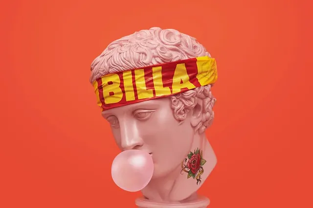 Pop Art Sculpture Portrait, maximalist, playful, vibrant
