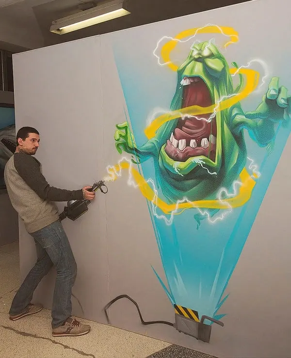 Large Scale Character Mural