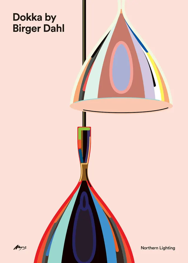Dokka by Birger Dahl, minimal, geometric, vibrant
