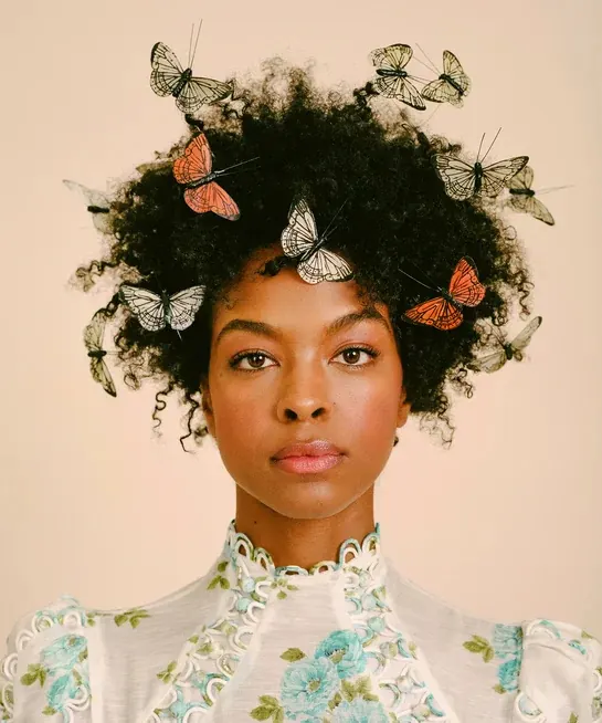 Floral Portrait Illustration