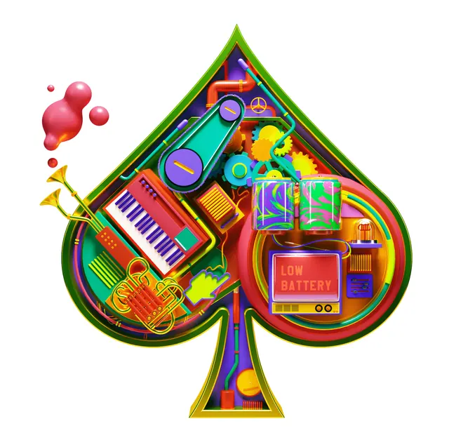 Musical Spade Illustration