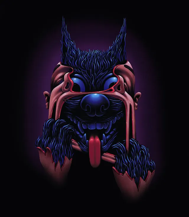 Stylized Dog Illustration