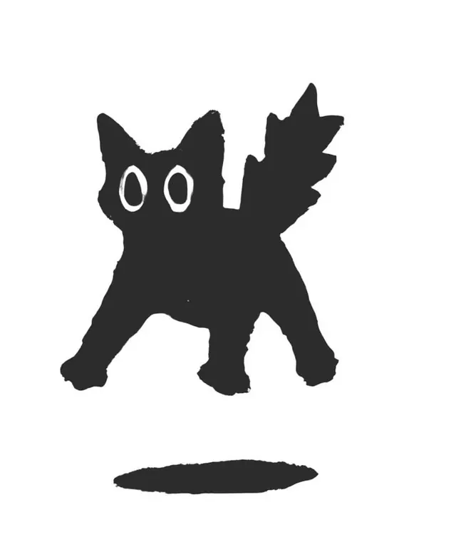 Minimal monochrome illustration, minimal, monochrome, dark