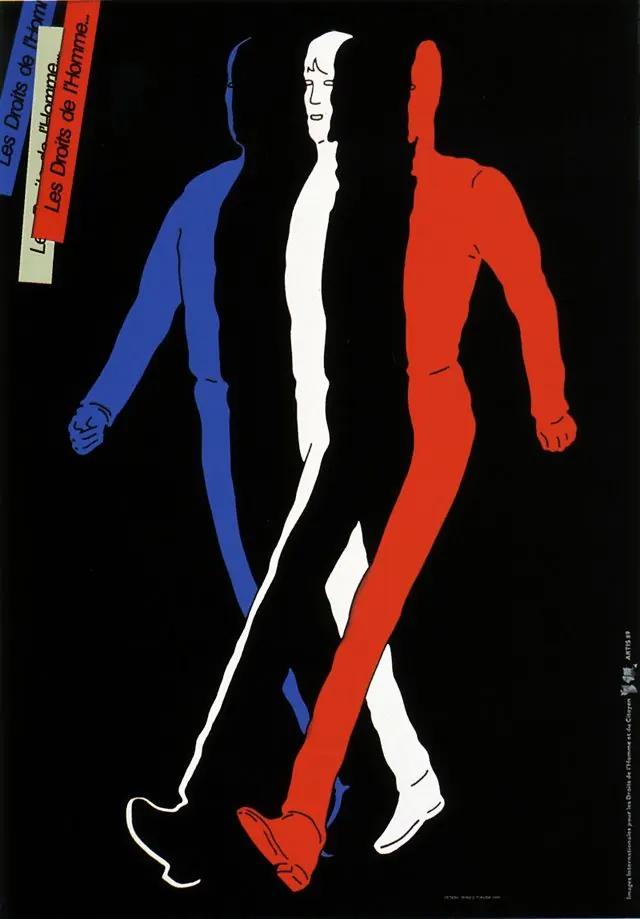 Abstract Humanoid Figures Illustration