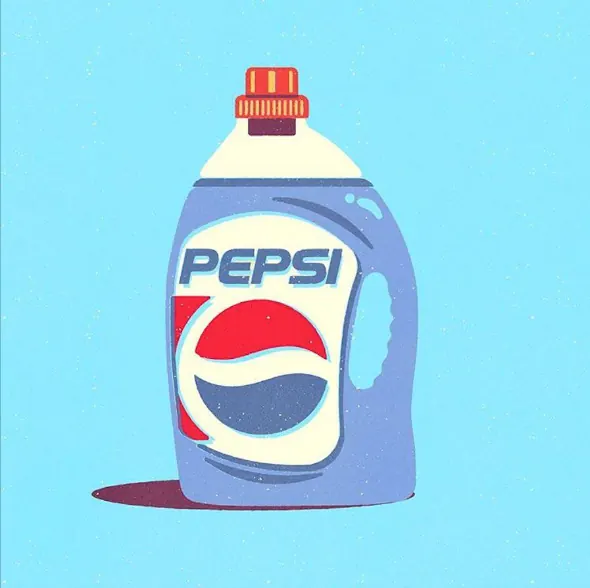 Pepsi Jug Illustration