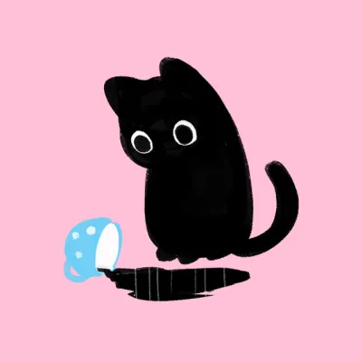 Minimal playful illustration, minimal, playful, light