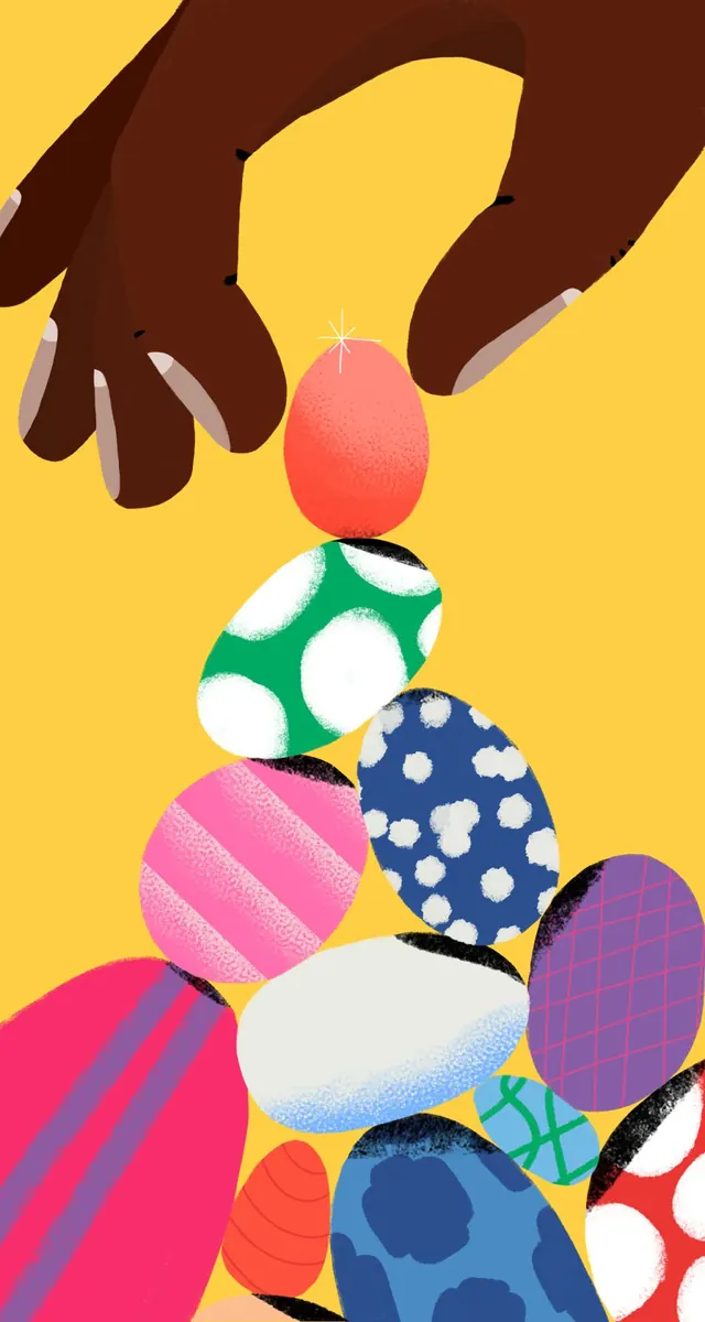 Illustrated abstract illustration, illustrated, abstract, warm