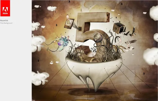 Abstract Surrealist Illustration