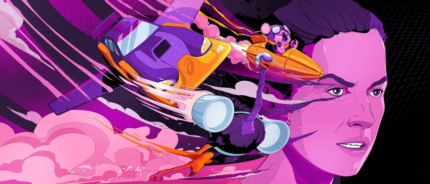 Abstract Cyberpunk Illustration, maximalist, y2k, vibrant