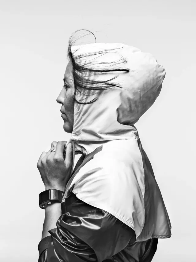 Monochrome Line Art Portrait, line-art, minimal, monochrome