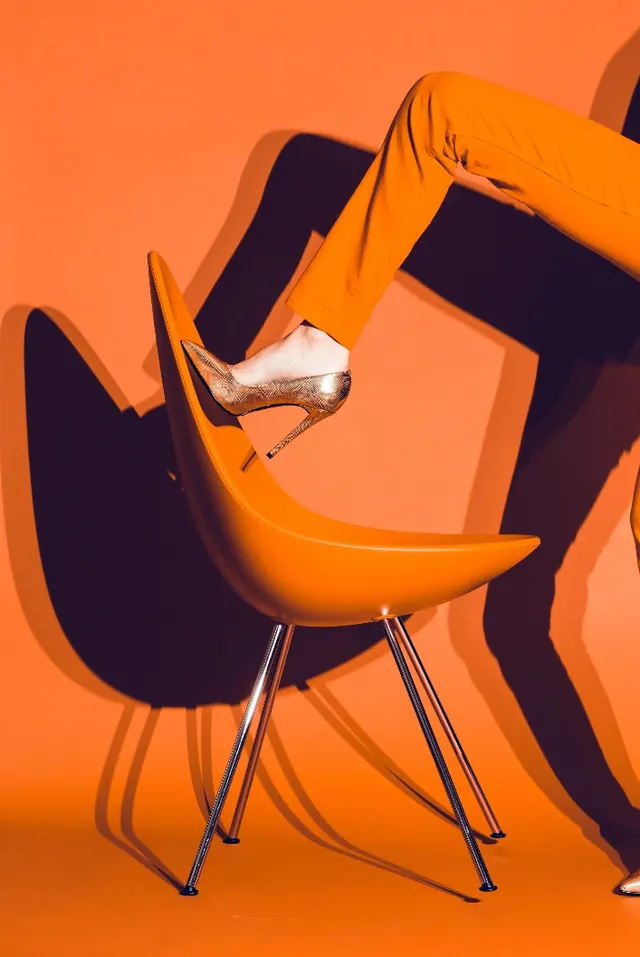 Abstract Seated Figure Illustration