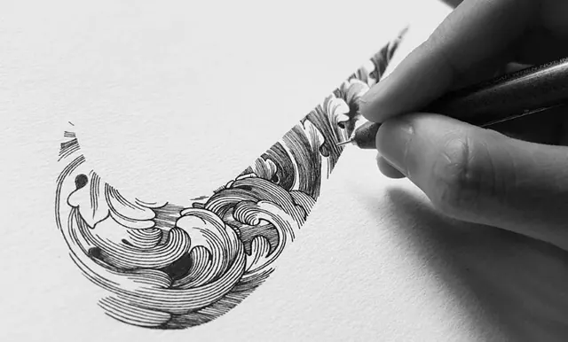 Hand-drawn Abstract Line Art