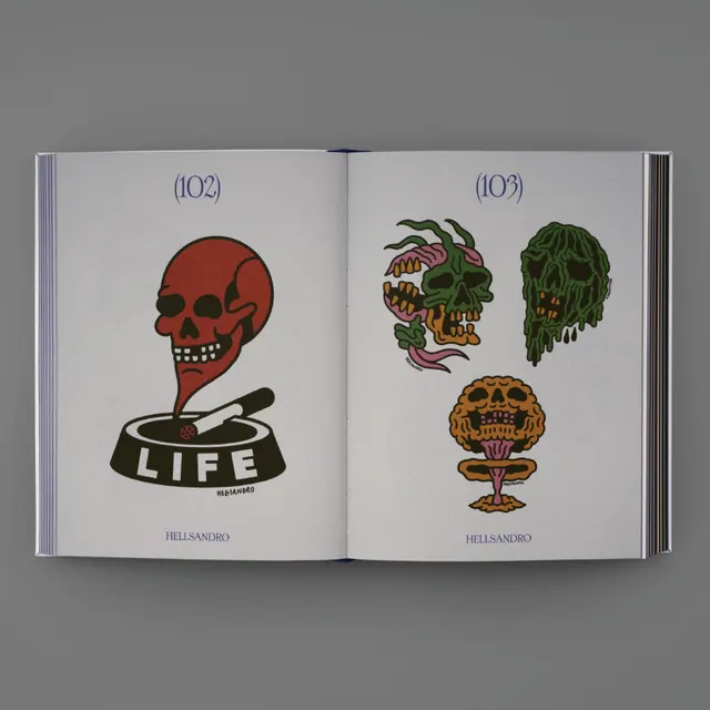 Skull art & bone illustration collection (slide 4)