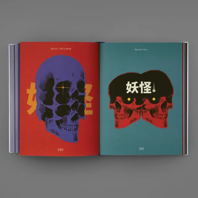 Skull art & bone illustration collection (slide 8)