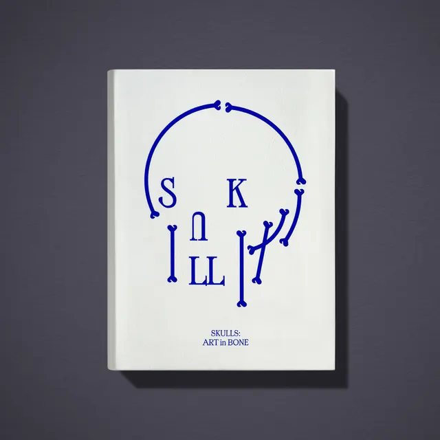 Skull art & bone illustration collection, illustrated, line-art, monochrome