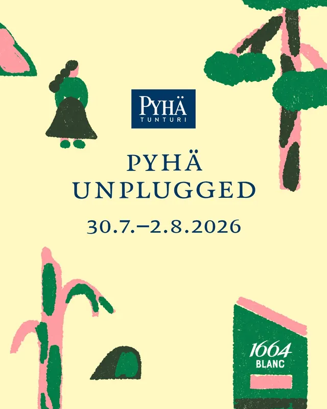 Pyhä Unplugged festival illustrations (slide 4)