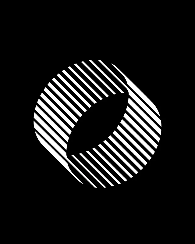 Geometric line-art circular study, line-art, geometric, monochrome