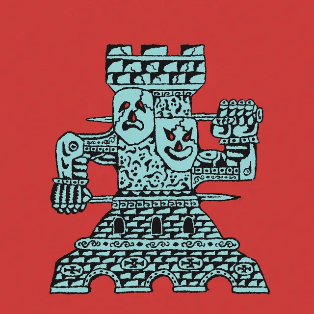Chess-themed pop art character illustrations (slide 8)