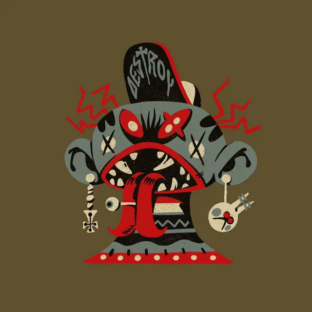 Flash illustrations demon and character designs (slide 1)