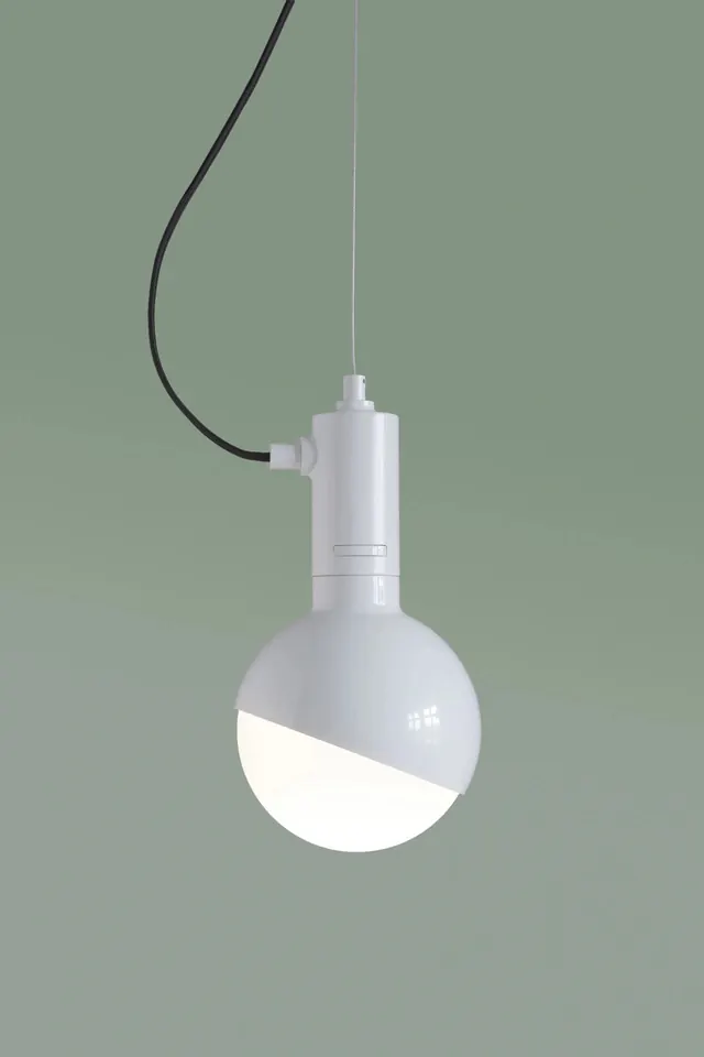 Minimalist Light Bulb Graphic