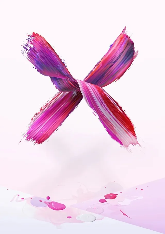Abstract Butterfly Graphic, organic, abstract, vibrant