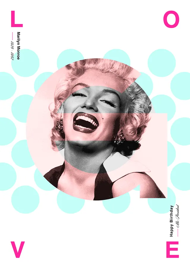 Retro Pop Art Portrait, retro, y2k, vibrant