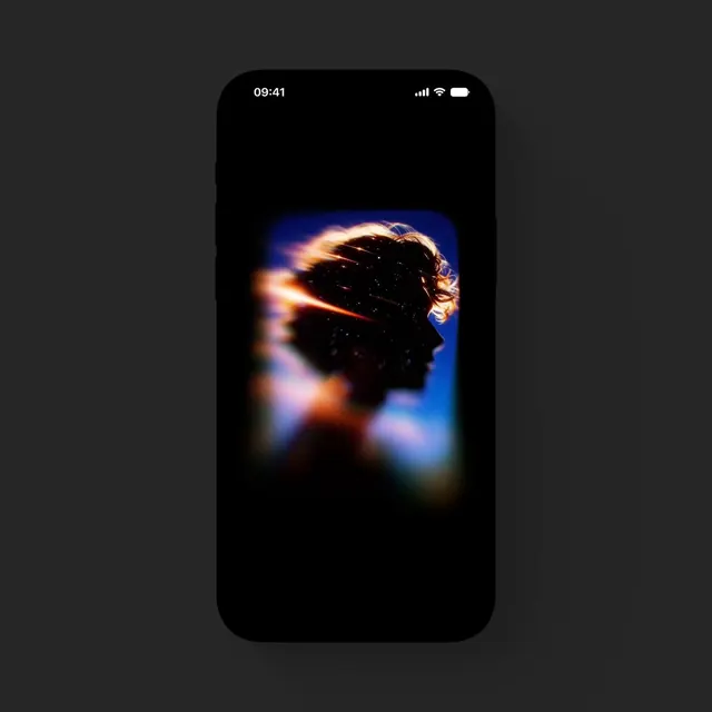 Spatial Depth Effect, abstract, dark