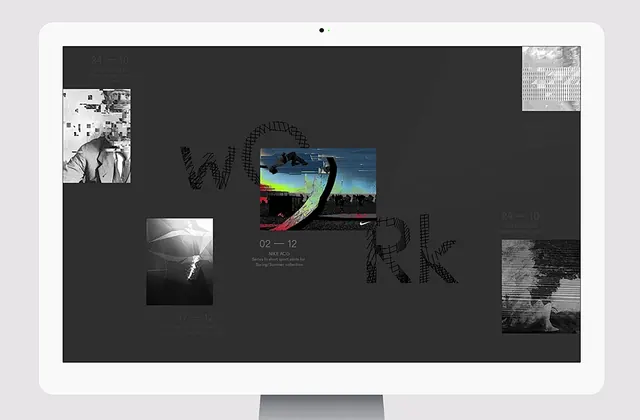 Minimalist Portfolio Website Mockup