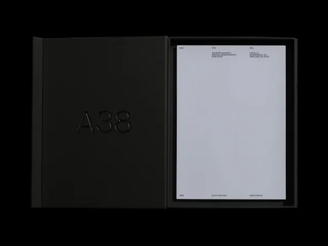Black Embossed A38 Book Cover