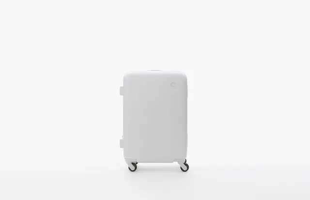 White Suitcase Mockup