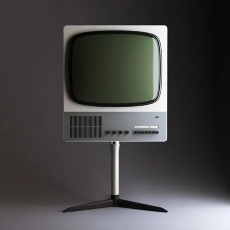 Vintage Television Mockup