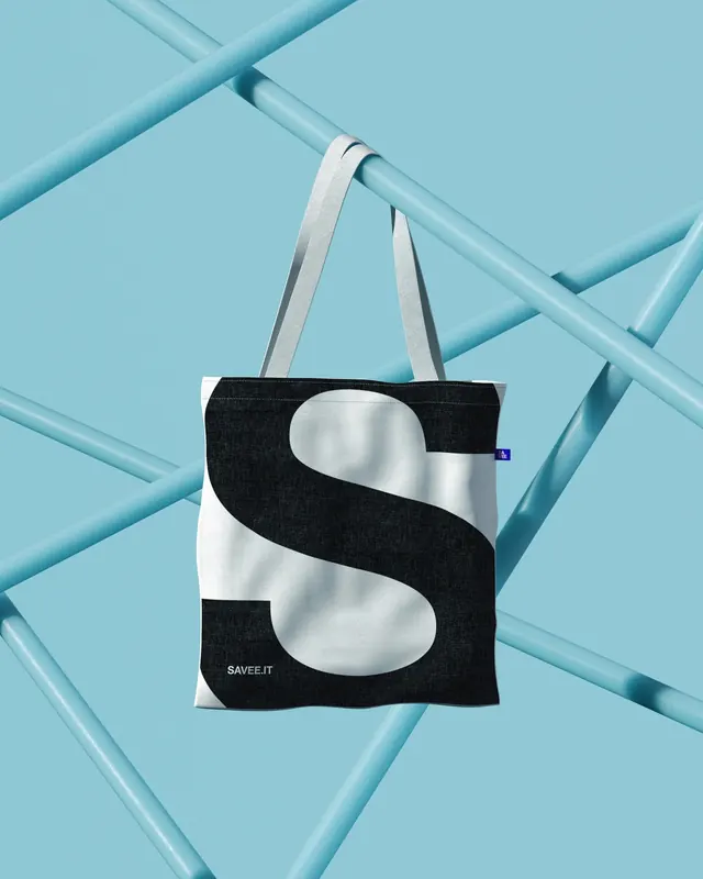 S-Logo Tote Bag Mockup