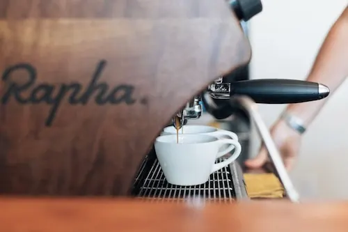 Rapha Coffee Branding Mockup