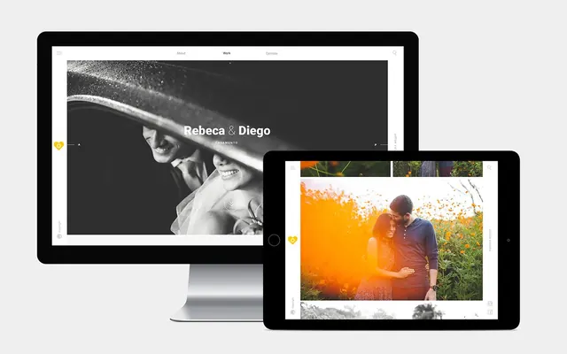 Monochrome Portfolio Mockup