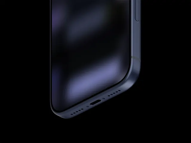 iPhone 17 Pro Mockup Deep Blue, minimal, luxury, dark